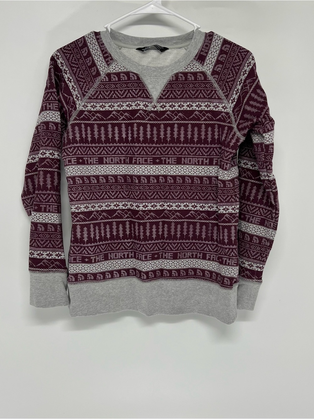 The north face sweatshirt women’s small